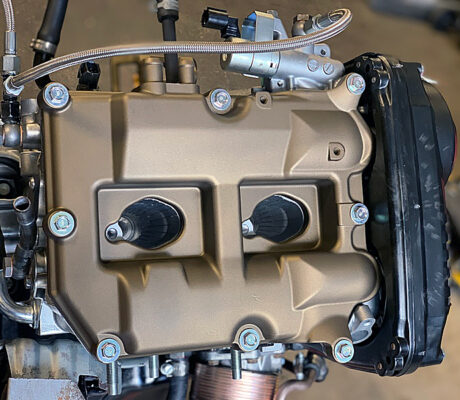 Valve Cover in Cerakote Burnt Bronze